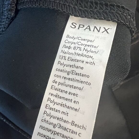 Spanx Women’s  Faux Leather Leggings Pull On Size 2X Black - Picture 8 of 8